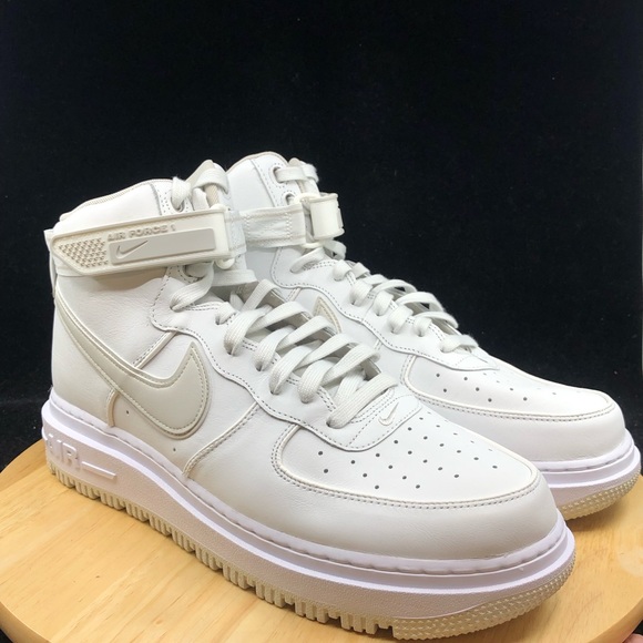 NEW Men’s Nike Air Force 1 High Boot Summit White AF1 Sneakers DA0418-100 Sz 14 - Picture 4 of 9